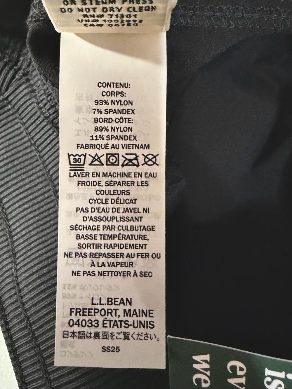 L. L. Bean Women's Vista Camp Pant Slim Leg Classic Black NWT - Picture 15 of 16
